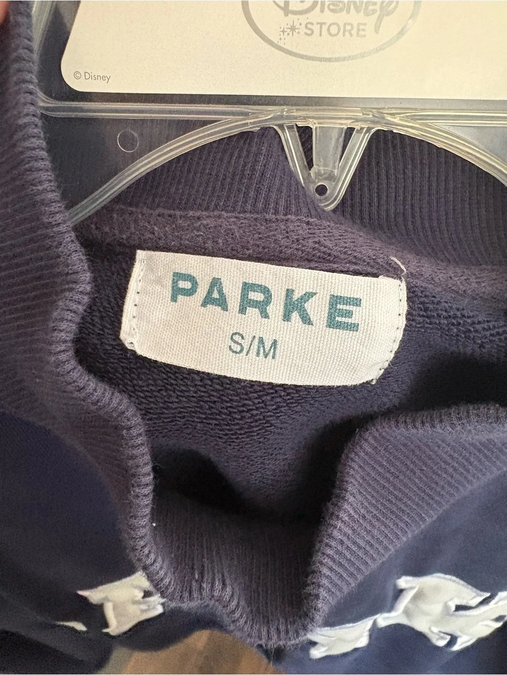 PARKE Navy crew neck - Picture 3 of 3